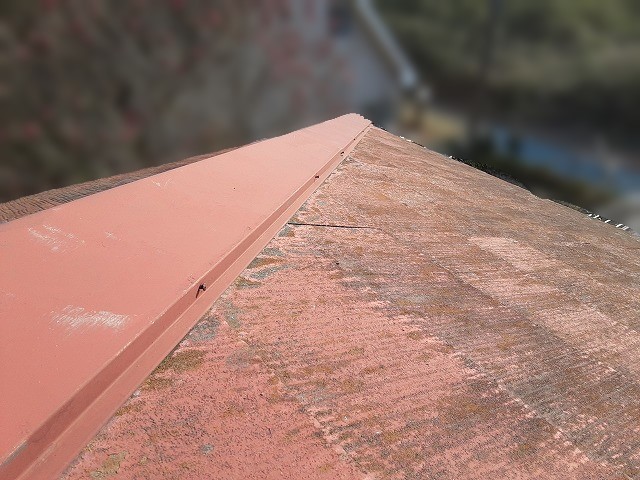 棟板金の釘浮き